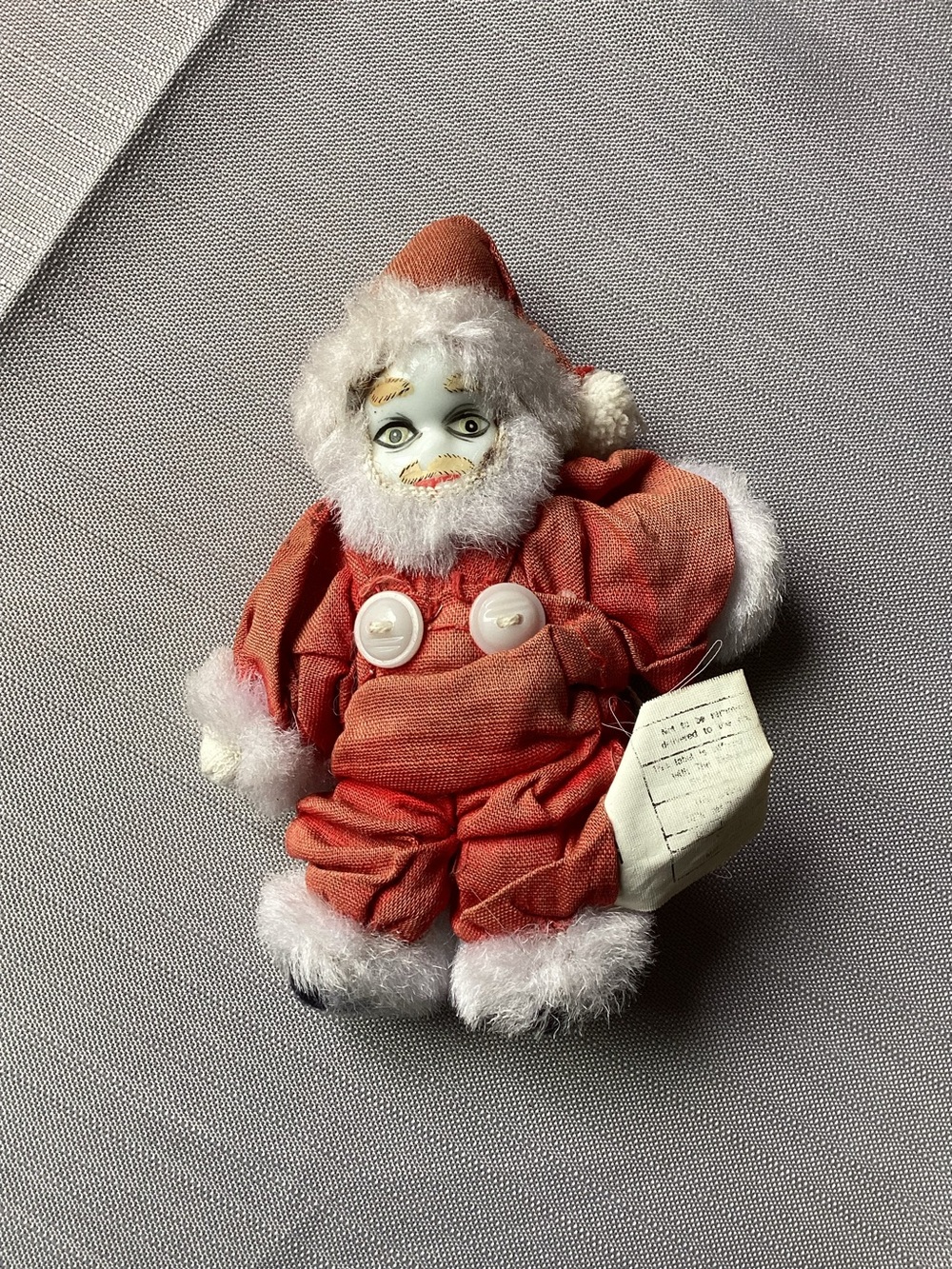 2/$30 Vintage Porcelain Faced Santa Claus Clown Doll Late 80s-90s
